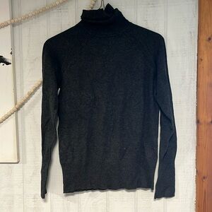 Charcoal Grey Long Sleeve Turtle Neck